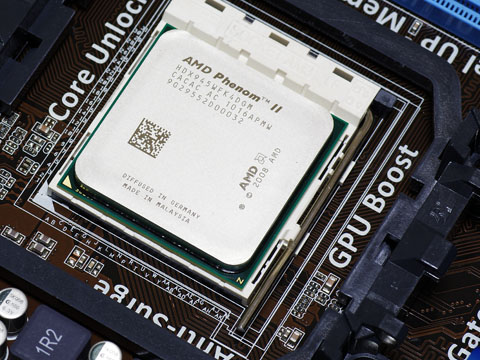 AMD　CPUの取付完成図